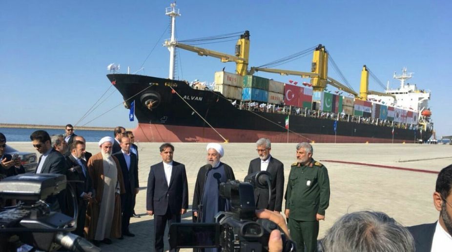 Iranian President inaugurates first-phase of Chabahar port