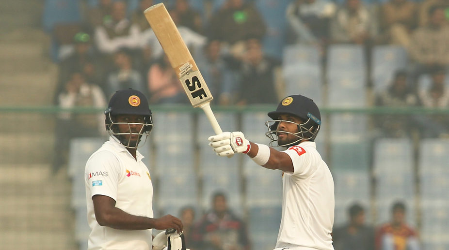 Delhi Test: Dinesh Chandimal leads Sri Lanka fightback on Day 3