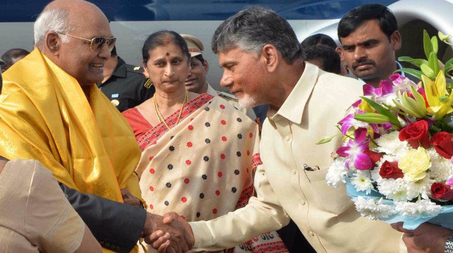 President Kovind begins two-day visit to Andhra Pradesh