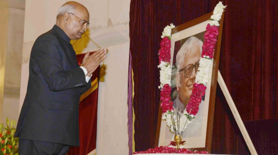 Ram Nath Kovind pays tribute to former President Venkataraman