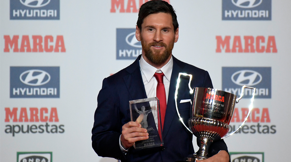 Lionel Messi receives awards for top scorer, best player in La Liga