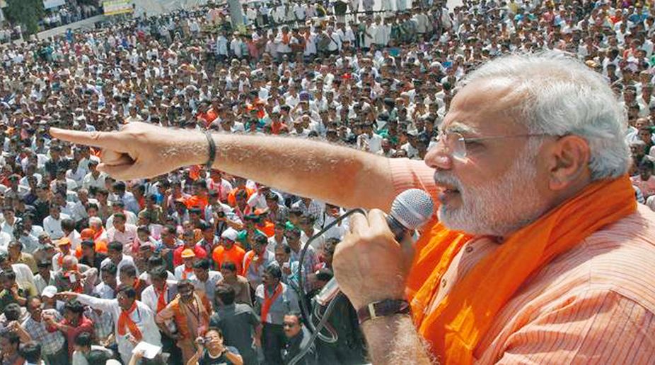 In poll-bound Karnataka, PM Modi addresses mega rally in Mysuru
