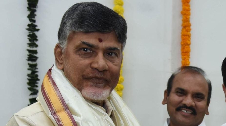 Andhra CM Naidu tells TDP leaders to continue protests