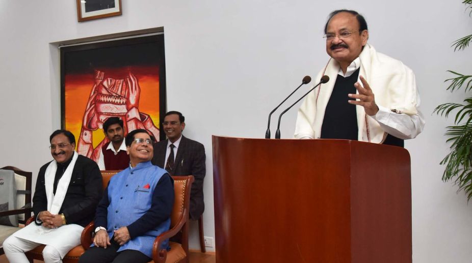 India must encourage its youth to take up sports as a profession: Naidu