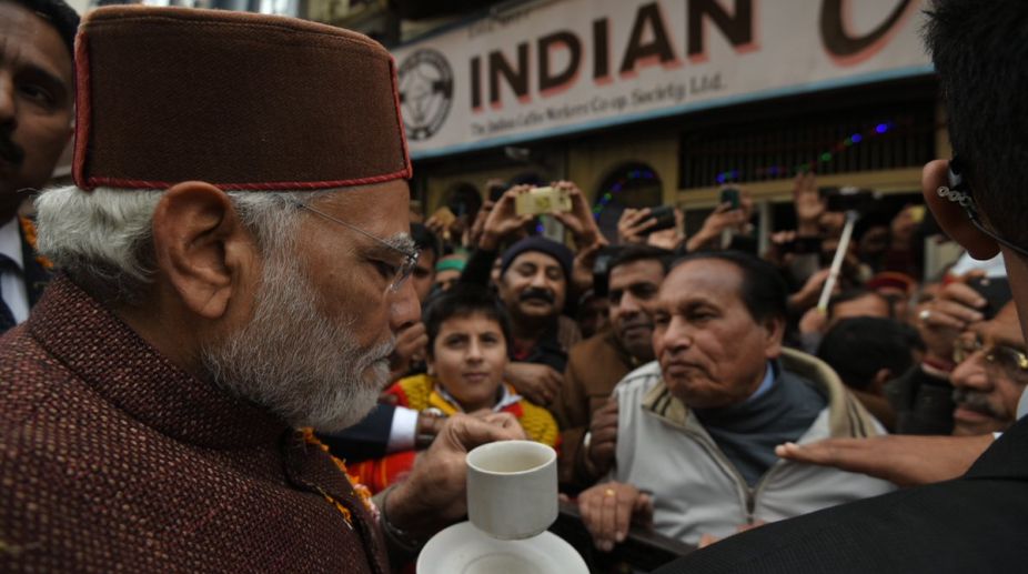 PM Modi relives the past with coffee stop