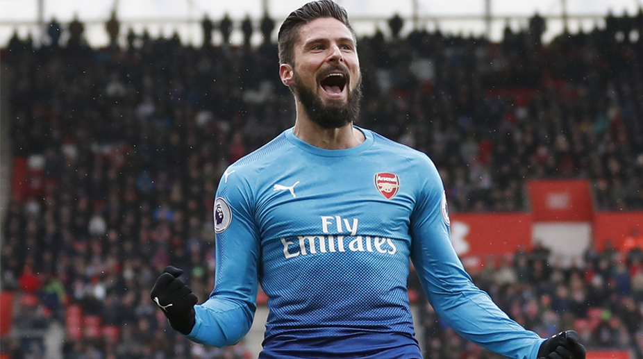Arsenal striker Olivier Giroud to miss Liverpool fixture