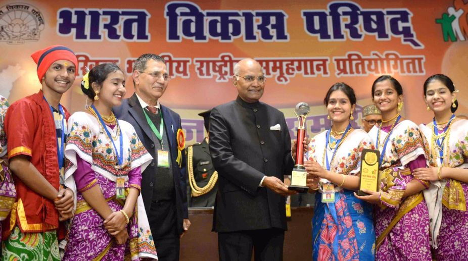 Kovind attends the 43rd National Group Song competition 