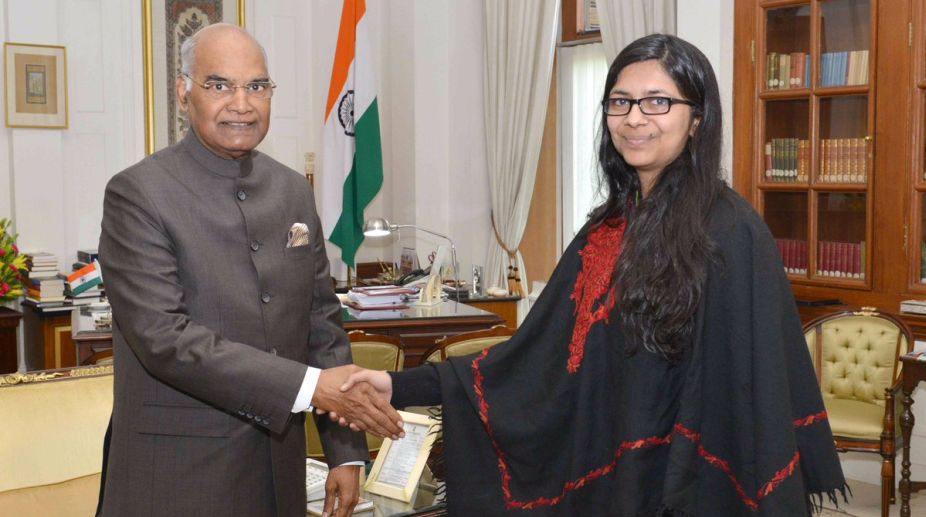DCW chief meets President over women safety situation