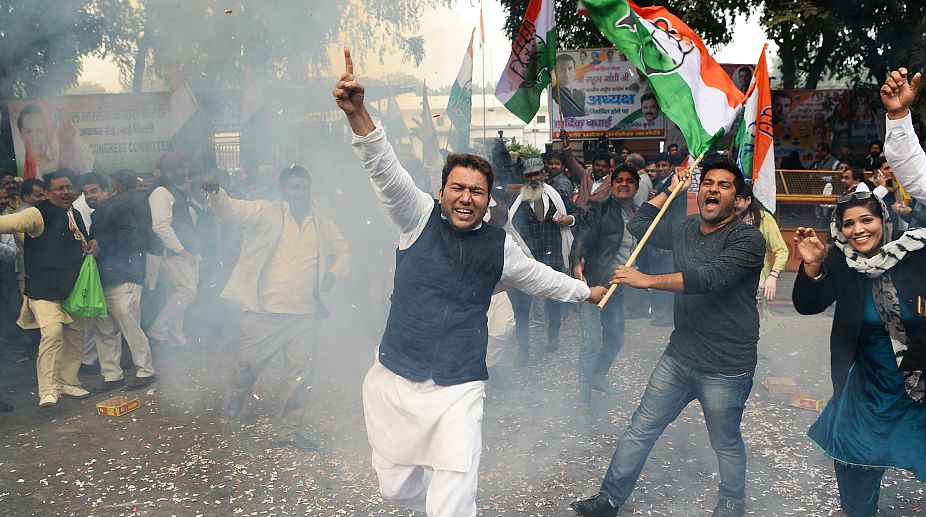Celebrations in Lucknow, Amethi as Rahul takes over as Congress chief