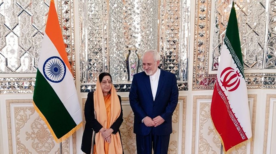 Sushma makes unscheduled visit to Iran ahead of Chabahar port inauguration