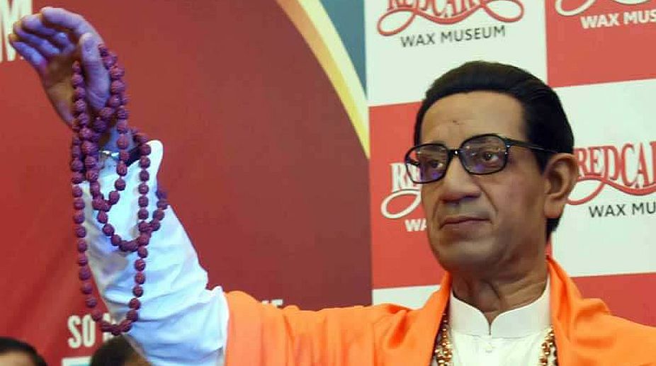 Bal Thackeray wax statue unveiled at Maharashtra museum