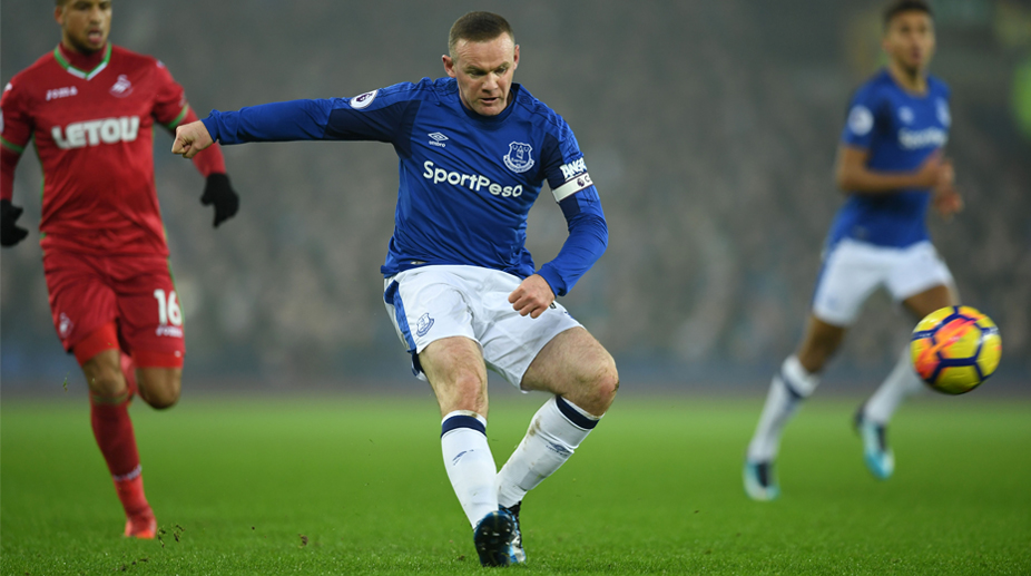 Wayne Rooney, Everton F.C., Premier League, Everton vs Swansea City