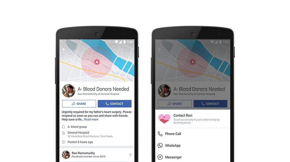 Facebook’s blood donation feature joined by more than 4 million users in India