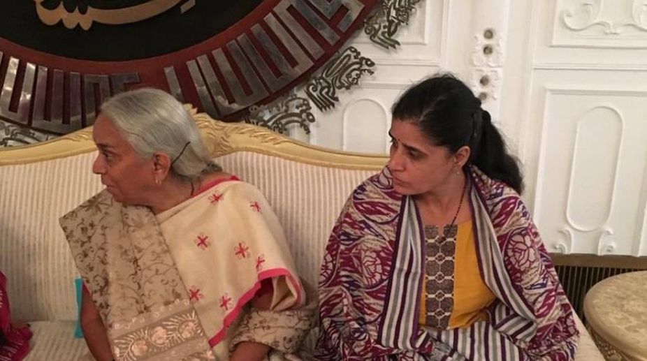 Jadhav’s mother, wife at Pakistan Foreign Office; consular access denied to Kulbhushan