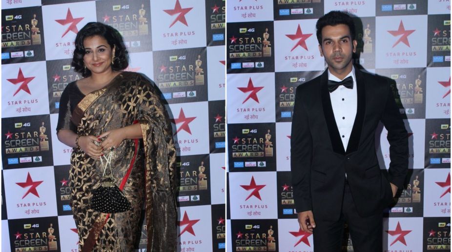 Star Screen Awards 2017: Rajkummar Rao-Vidya Balan steal the show, ‘Dangal’ wins big time