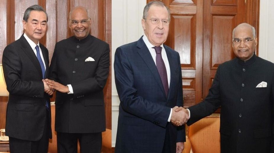 President bats for strengthened bilateral ties with Russia, China