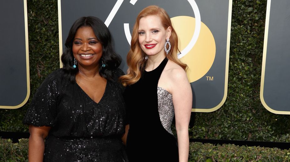 Jessica Chastain and Octavia Spencer are the two Hollywood celebs, who have showed their support time and again for such issues. Apparently Jessica's film, 'Molly's Game', deals in feminism and sexual misconduct in America (Photo Credits: AFP) img