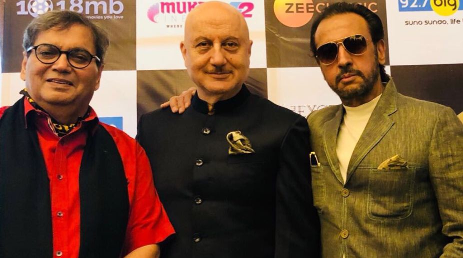 Anupam Kher, Dilip Kumar, Raaj Jumar, Saudagar