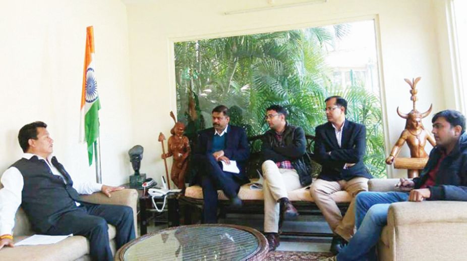 BIMAL TALKS TO MEDIA PERSONS IN DELHI