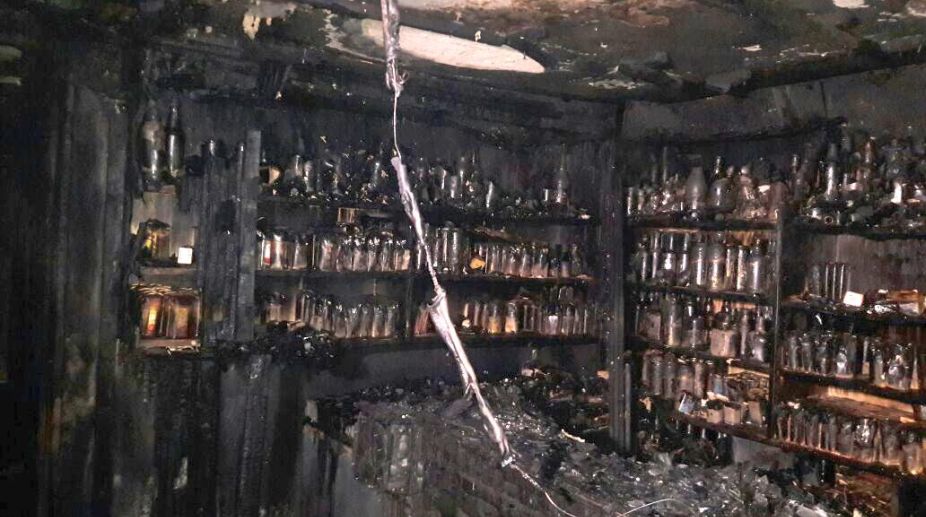 The victims were asleep on the ground floor of the building.