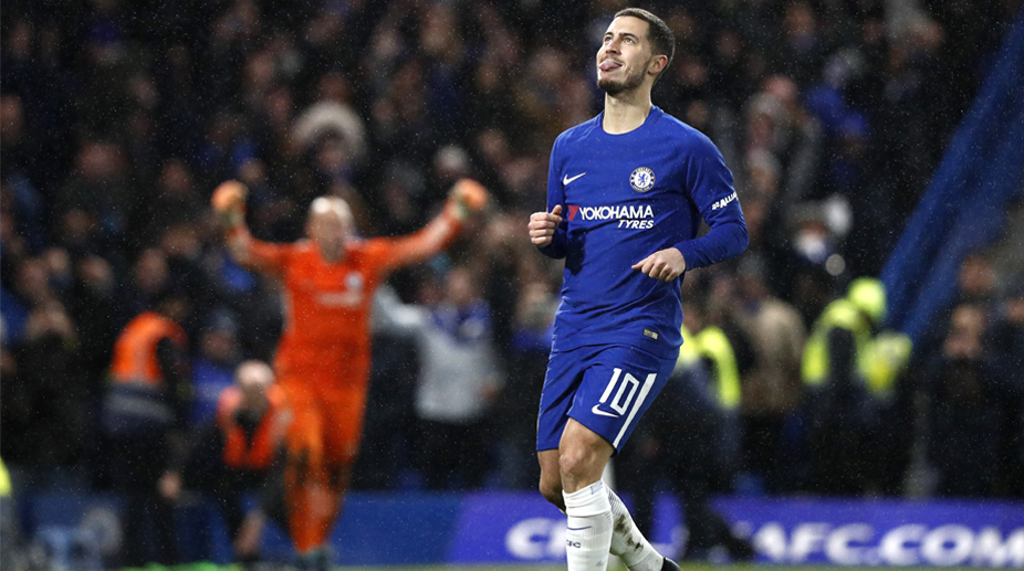 Watch: Chelsea star Eden Hazard delights young fan after Brighton win