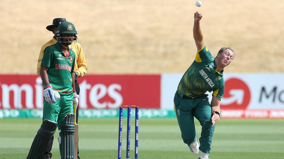 ICC U19 Cricket World Cup: Jones, Mnyaka shine with ball as South Africa beat Bangladesh to finish fifth