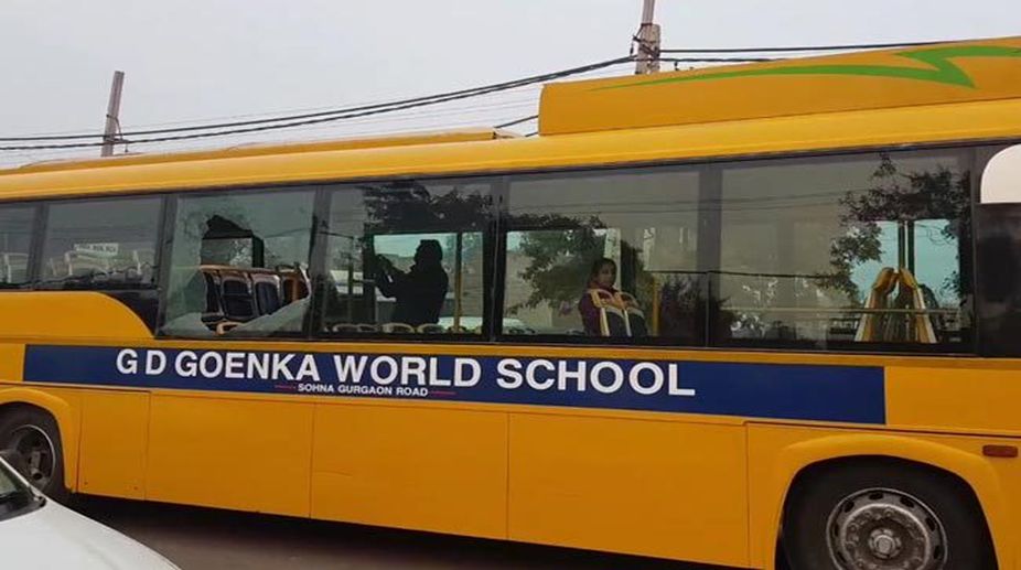 ‘Padmaavat’ row: Karni Sena denies role in stone pelting of Gurugram school bus