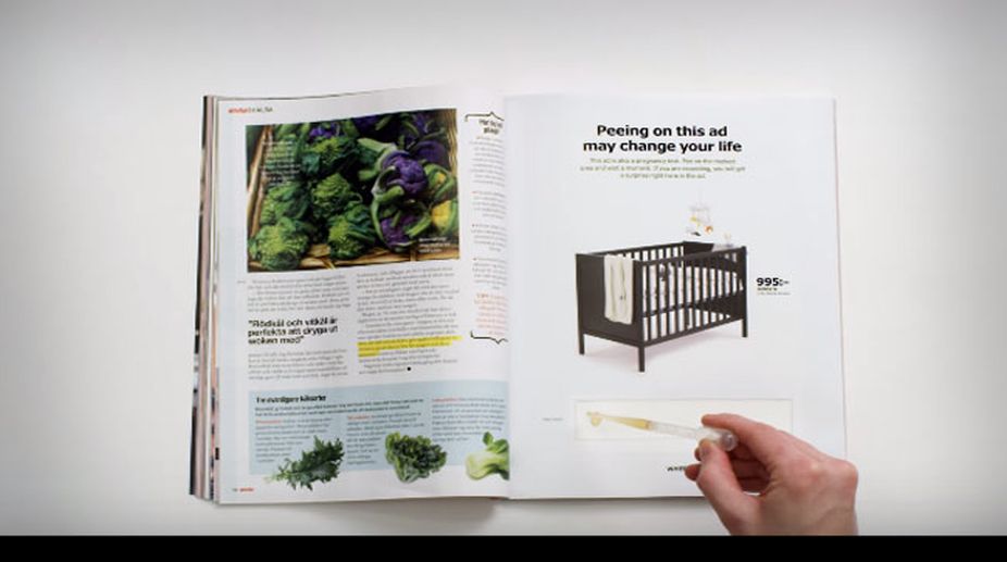 IKEA asks women to ‘pee’ on Ad to receive a discount! Wait, What?
