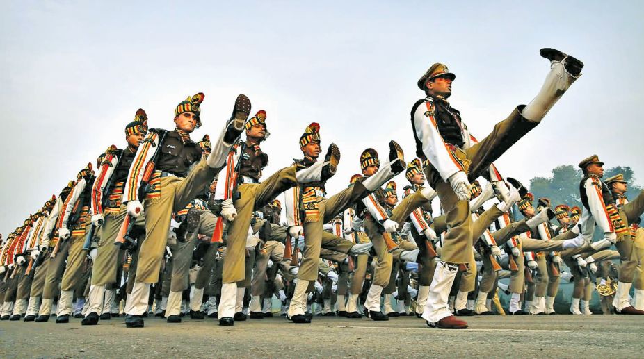 Republic Day parade caught in a time warp