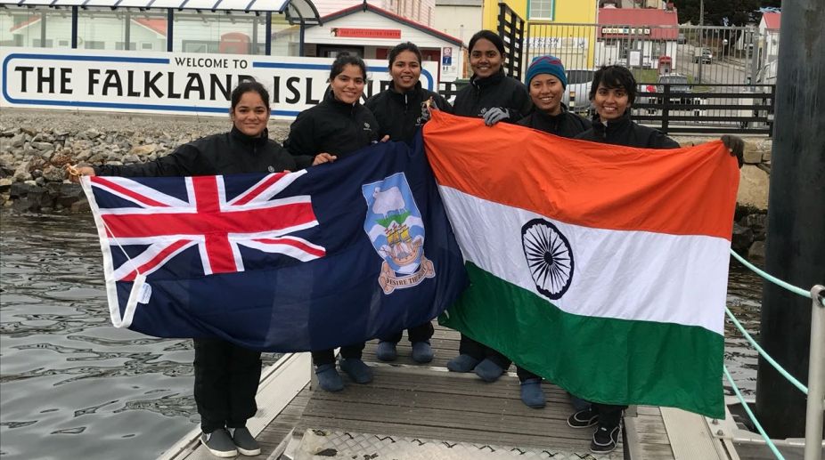 Indian Navy’s all-women sailing boat reaches Falkland Islands