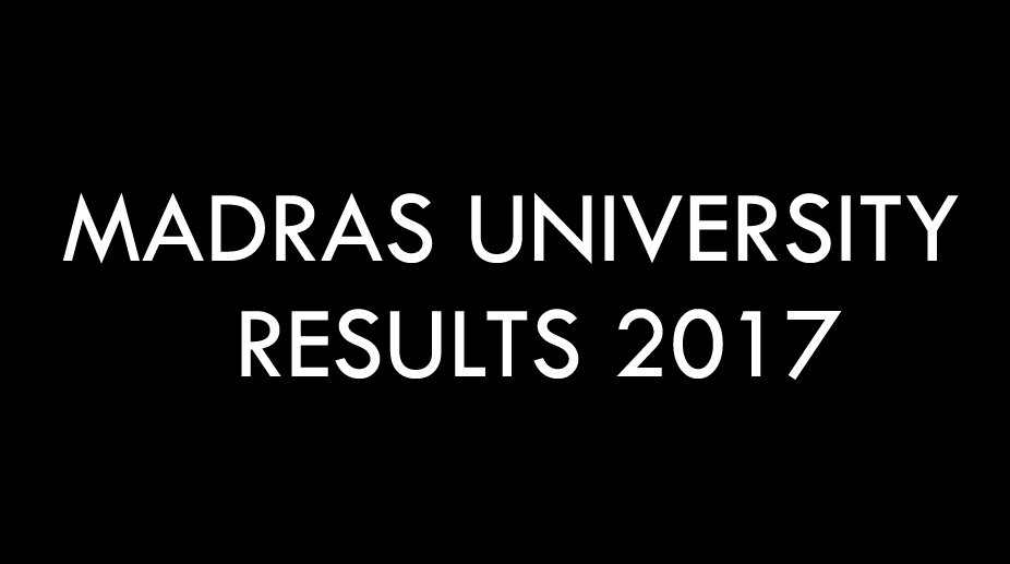 Madras University UG, PG results 2017 available online at results.unom.ac.in | Check now