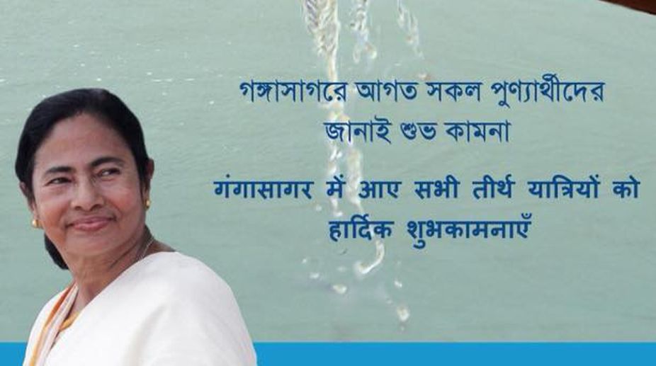 Mamata Banerjee greets people on Makar Sakranti