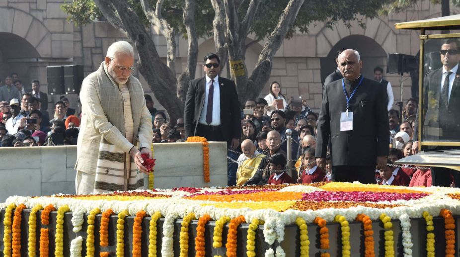 President Kovind, PM Modi pay tributes to Mahatma Gandhi on his death anniversary