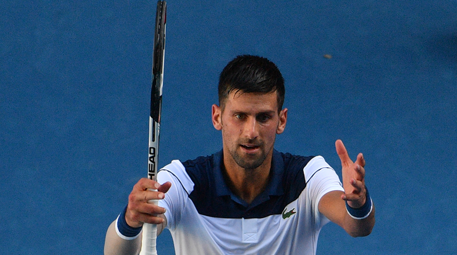 Australian Open 2018: Novak Djokovic staggers past Gael Monfils