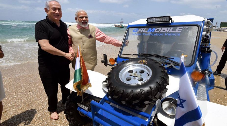 Israeli PM Netanyahu to gift water desalinisation jeep to PM Modi