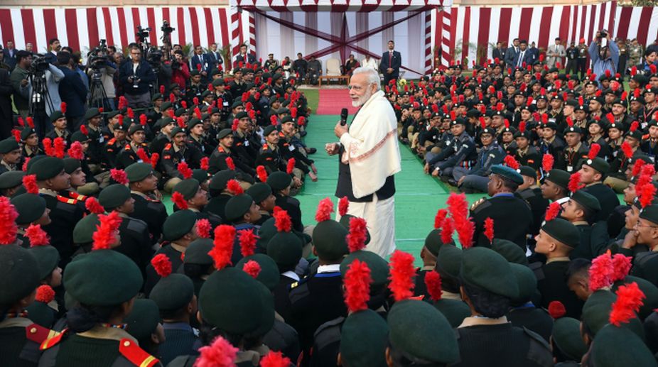 PM Modi interacts with NCC cadets, NSS volunteers
