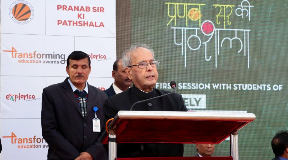 Pranab Mukherjee exhorts students to opt for ‘basic research’