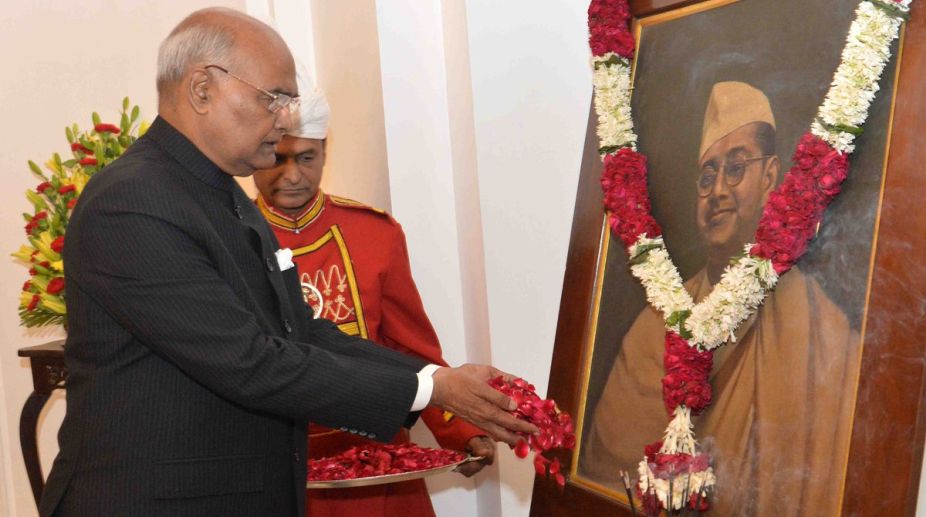 Kovind pays tribute to Netaji Subhas Chandra Bose on 121st birth anniversary