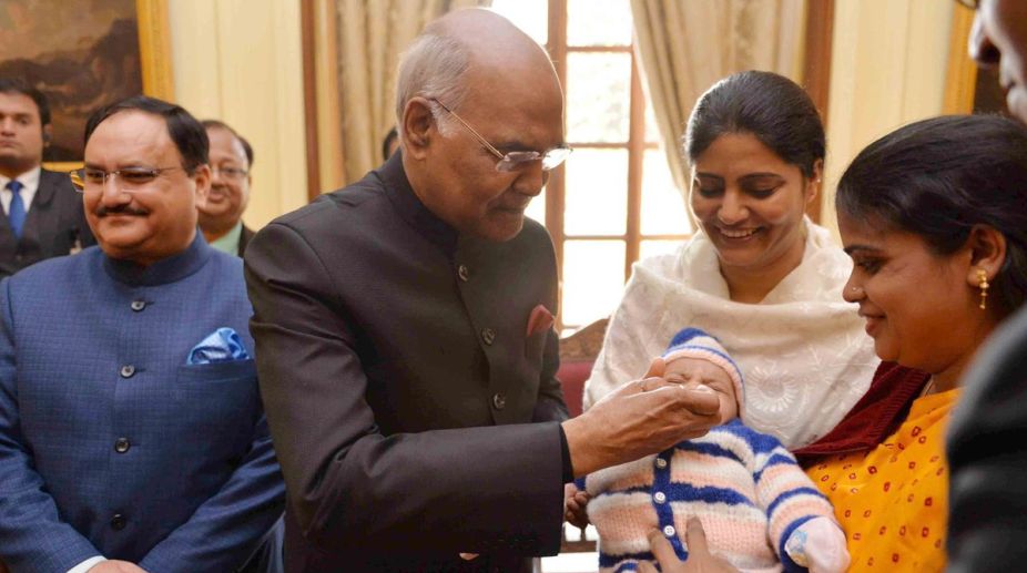President Kovind launches country-wide Pulse Polio drive