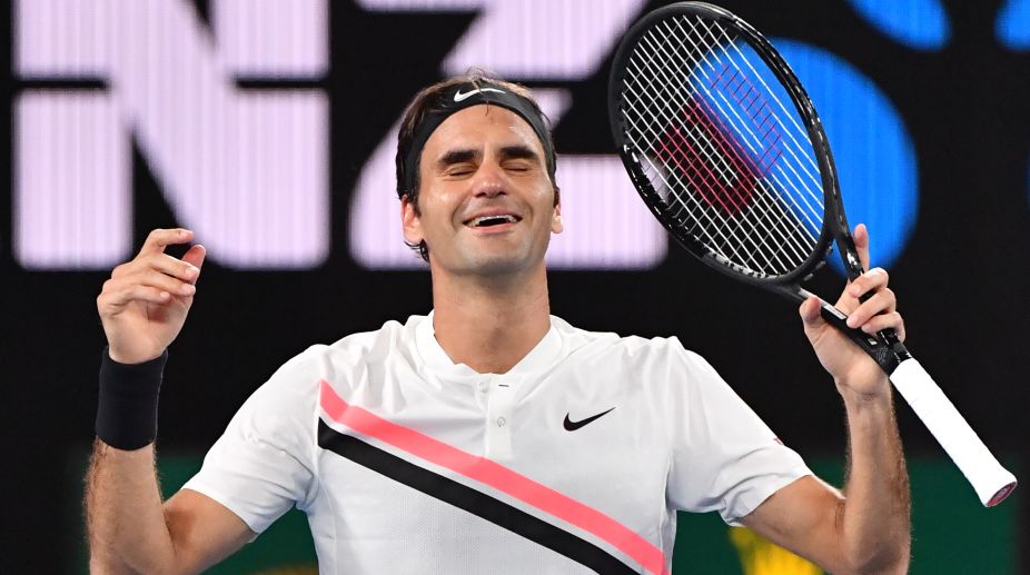 Pictures: Ace tennis player Roger Federer in Australian open