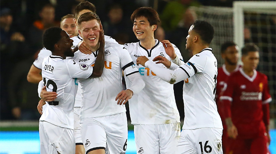 Premier League: Liverpool stunned by bottom-dwelling Swansea City