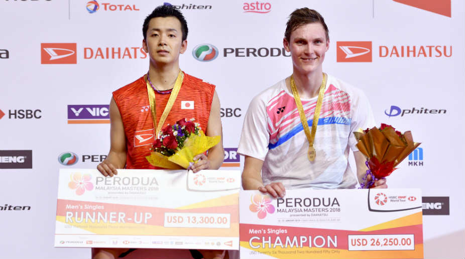 Axelsen, Ratchanok claim singles titles at Malaysia Masters