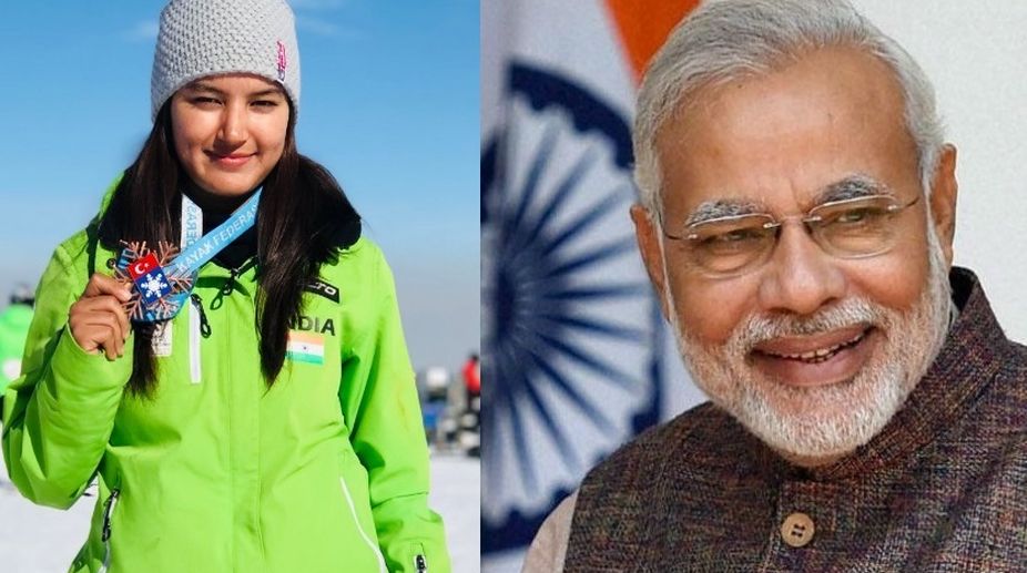 Modi lauds Anchal Thakur for winning India’s first international skiing medal