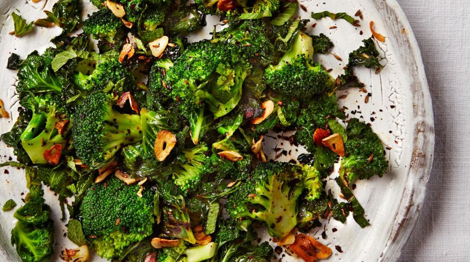 Weekend recipe: Marinated broccoli with yogurt dip