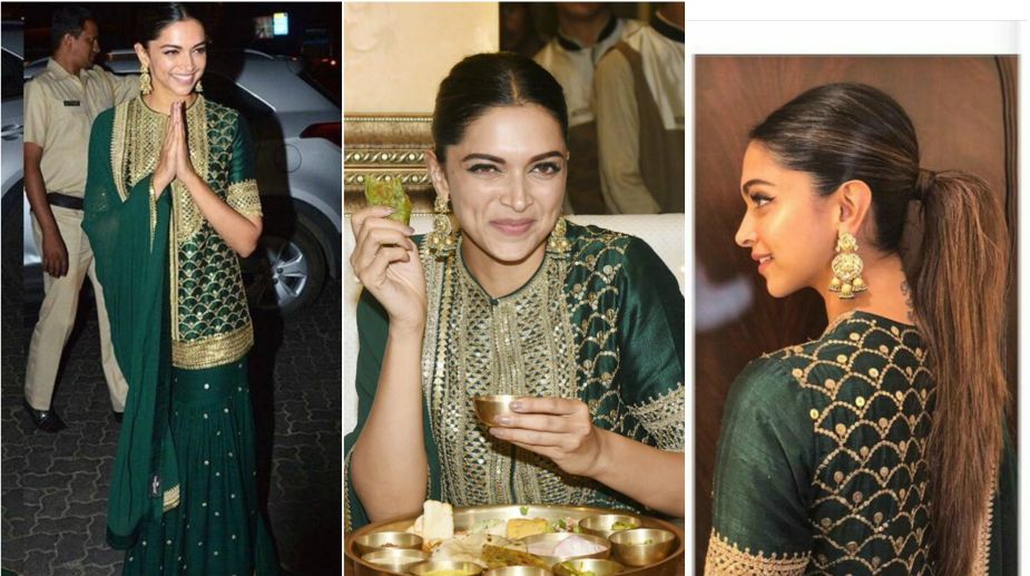 Pics: ‘Padmaavat’ actress Deepika celebrates her film’s success in Rajasthani style