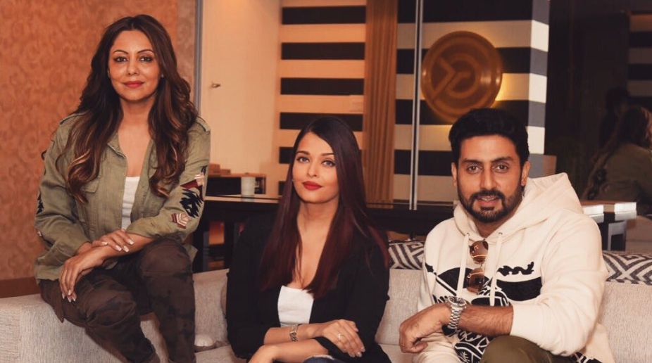 Gauri Khan hosts Abhishek, Aishwarya at her store on New Year’s eve