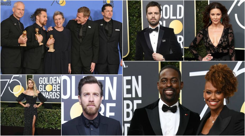2017 was a shocking year for Hollywood when producers and actors were accused of sexual harassment. From Harvey Weinstein to Kevin Spacey, Hollywood took a stand to raise their voice and come together to put an end to this nightmare. On 75th Golden Globes, the actors wore black outfits in support of the Time's Up movement, which is an initiative towards putting an end to sexual harassment by powerful people in Hollywood. See pics; img