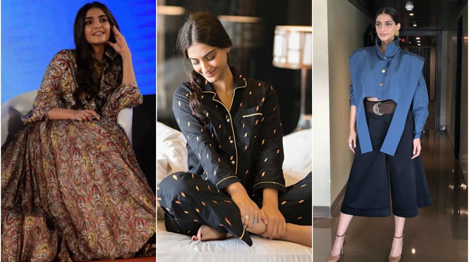 Fashionista Sonam Kapoor style statement for Pad Man promotions