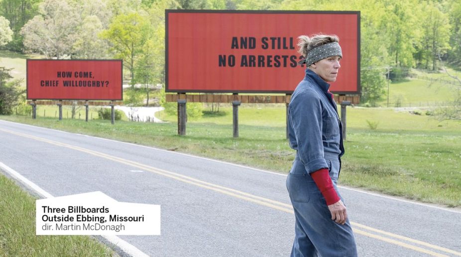 ‘Three Billboards Outside Ebbing’ tops with five nods at BAFTA