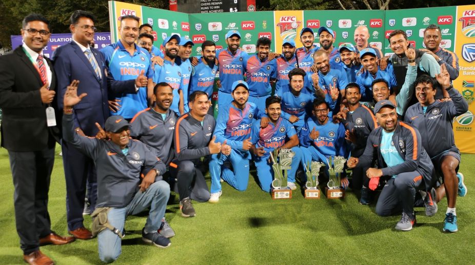India win 3rd T20I to clinch series